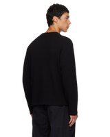 Midnight Ribbed Henley