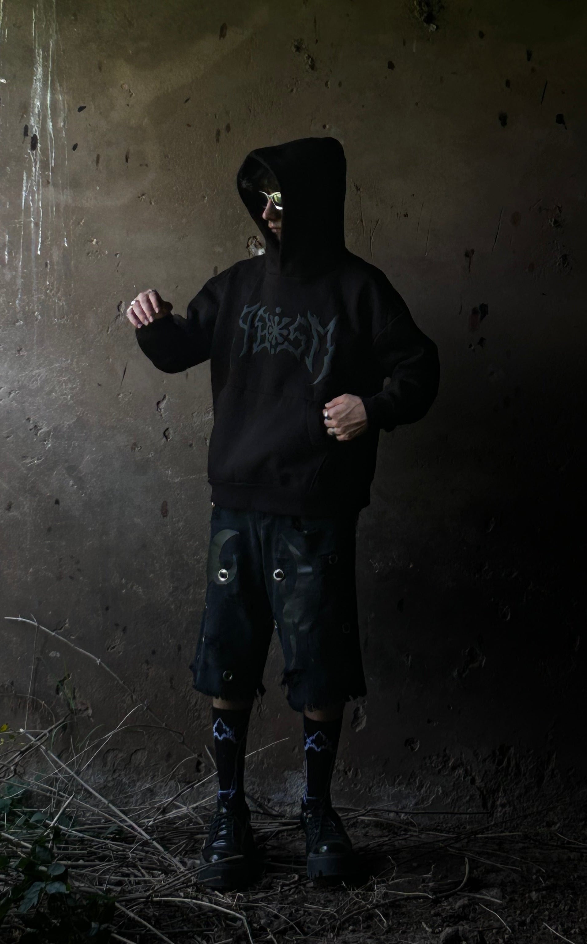 ABYSM MONOCHROME "BLACK" HOODIE