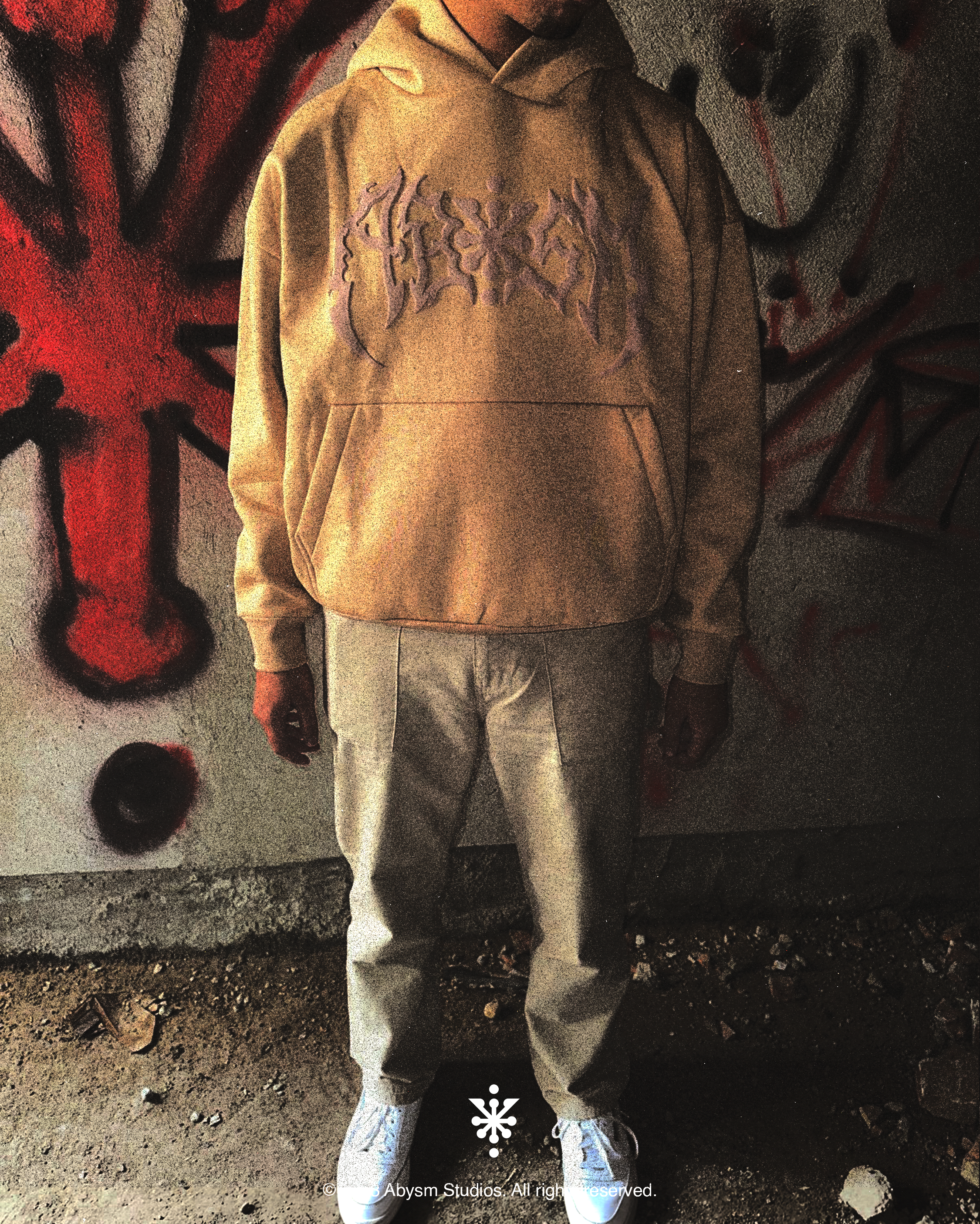 ABYSM MONOCHROME "BEIGE" HOODIE