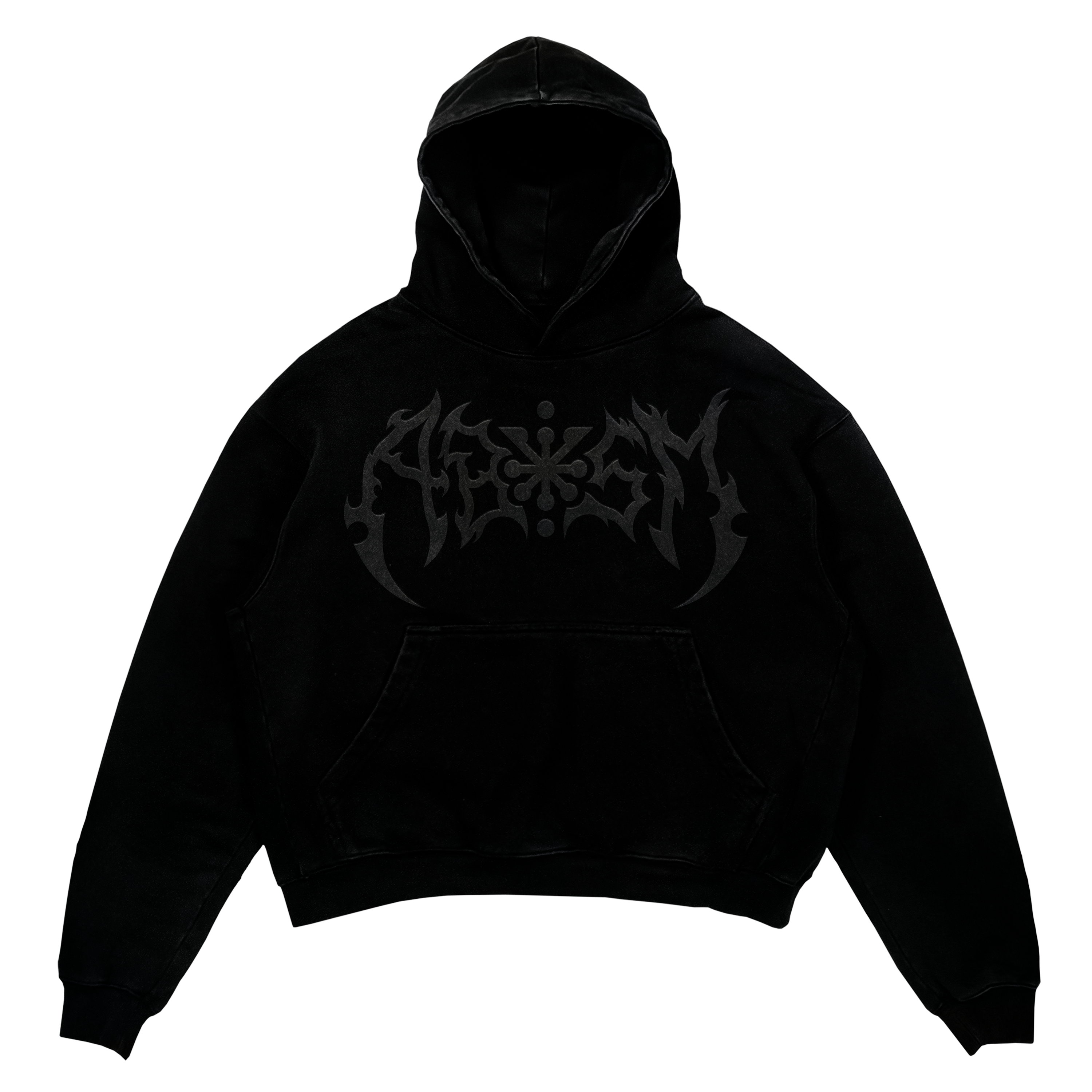ABYSM MONOCHROME "BLACK" HOODIE