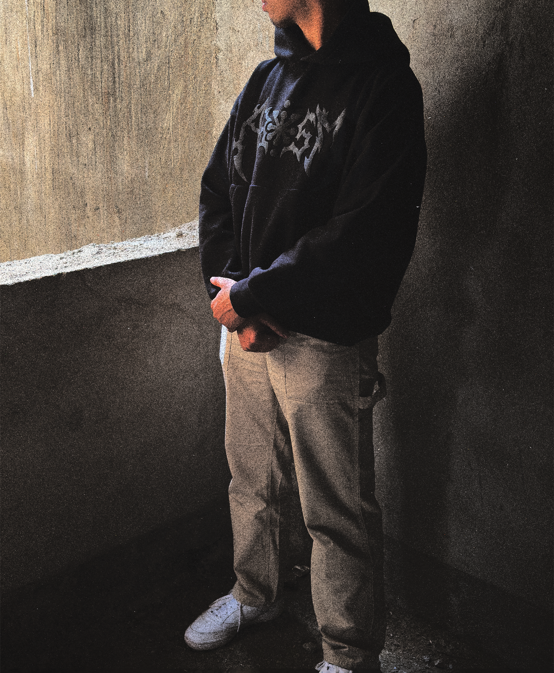 ABYSM MONOCHROME "BLACK" HOODIE