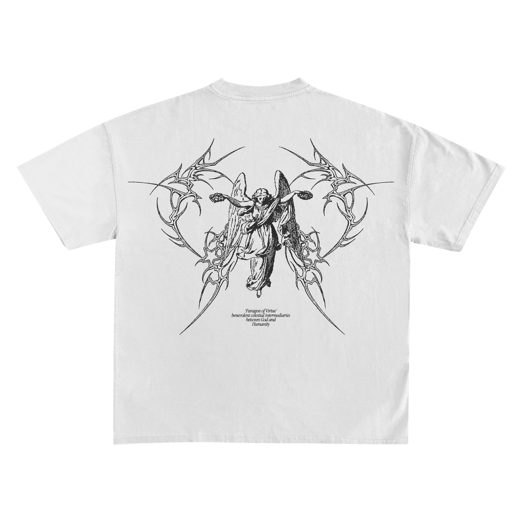 "PARAGON OF VIRTUE" white tee