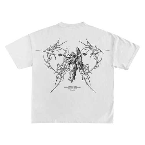 "PARAGON OF VIRTUE" white tee