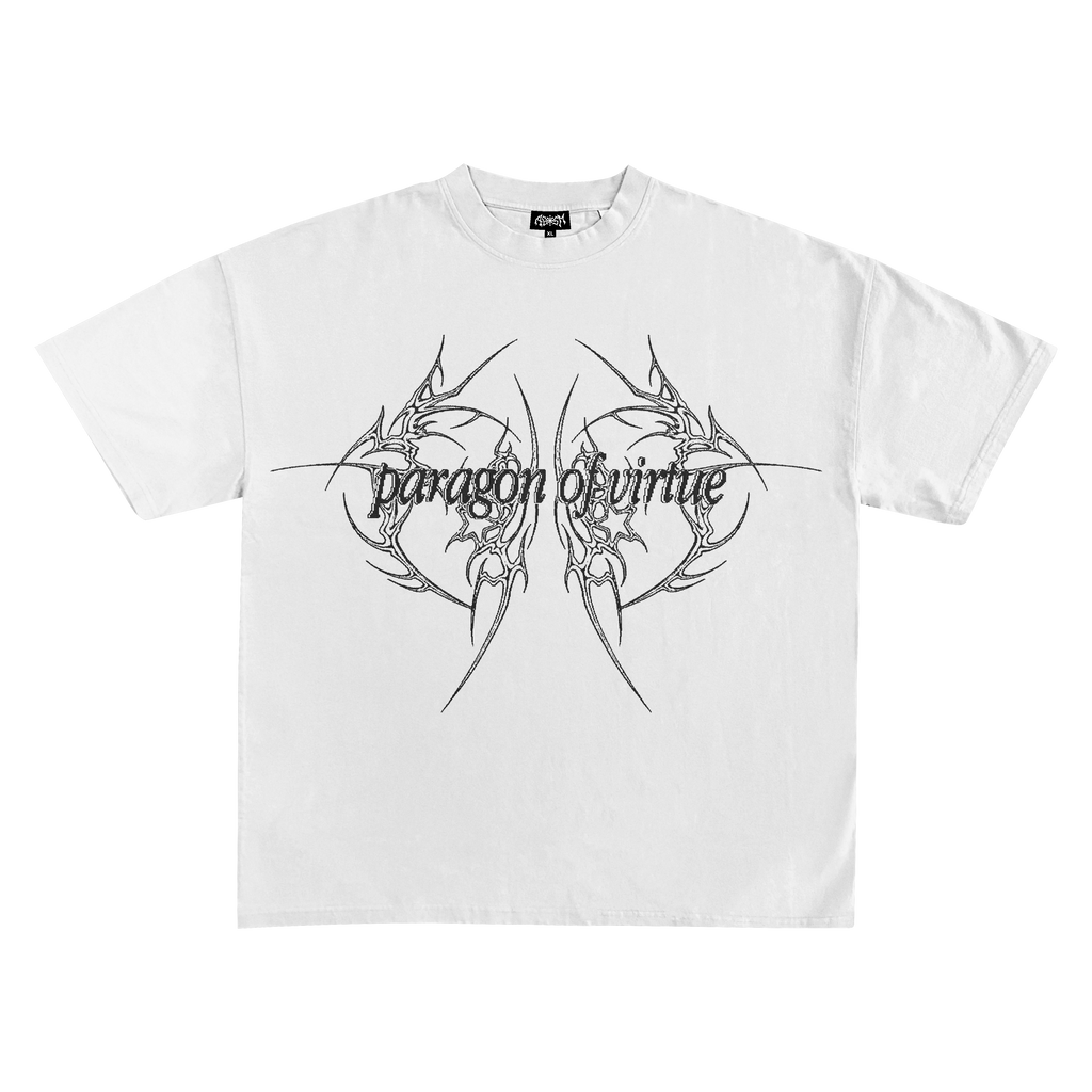 "PARAGON OF VIRTUE" white tee